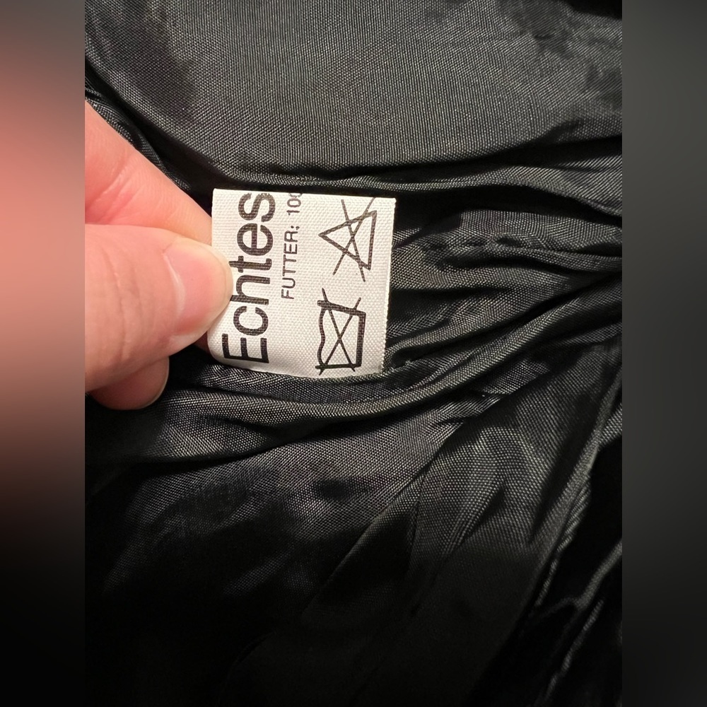 Rare 1980s Mondi Black Leather Jacket + Culotte Shorts Set - Picture 14 of 16
